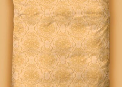 DP (Duvet & pillow) cover example. "Dream branches" print design in new wheat color-play e.g. for duvet and pillow cover.