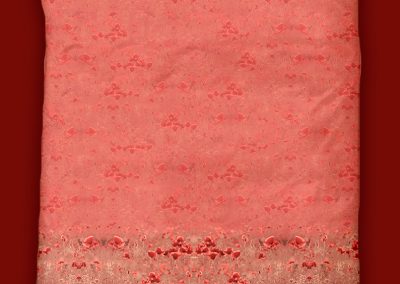 DP (Duvet & pillow) cover example. Field of poppies print design in tea-rose color play for duvet and pillow cover. B2B.