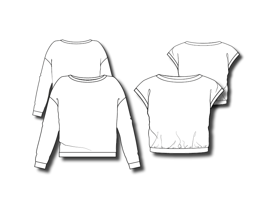Ejm Art Blouse Sweater Xs Xl Pattern Free Download Sewing Help